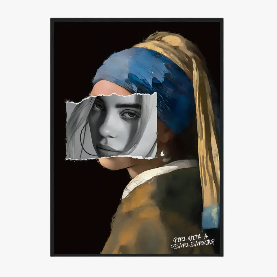 Affiche et Tableau Pop Art Girl with a Pearl Earring