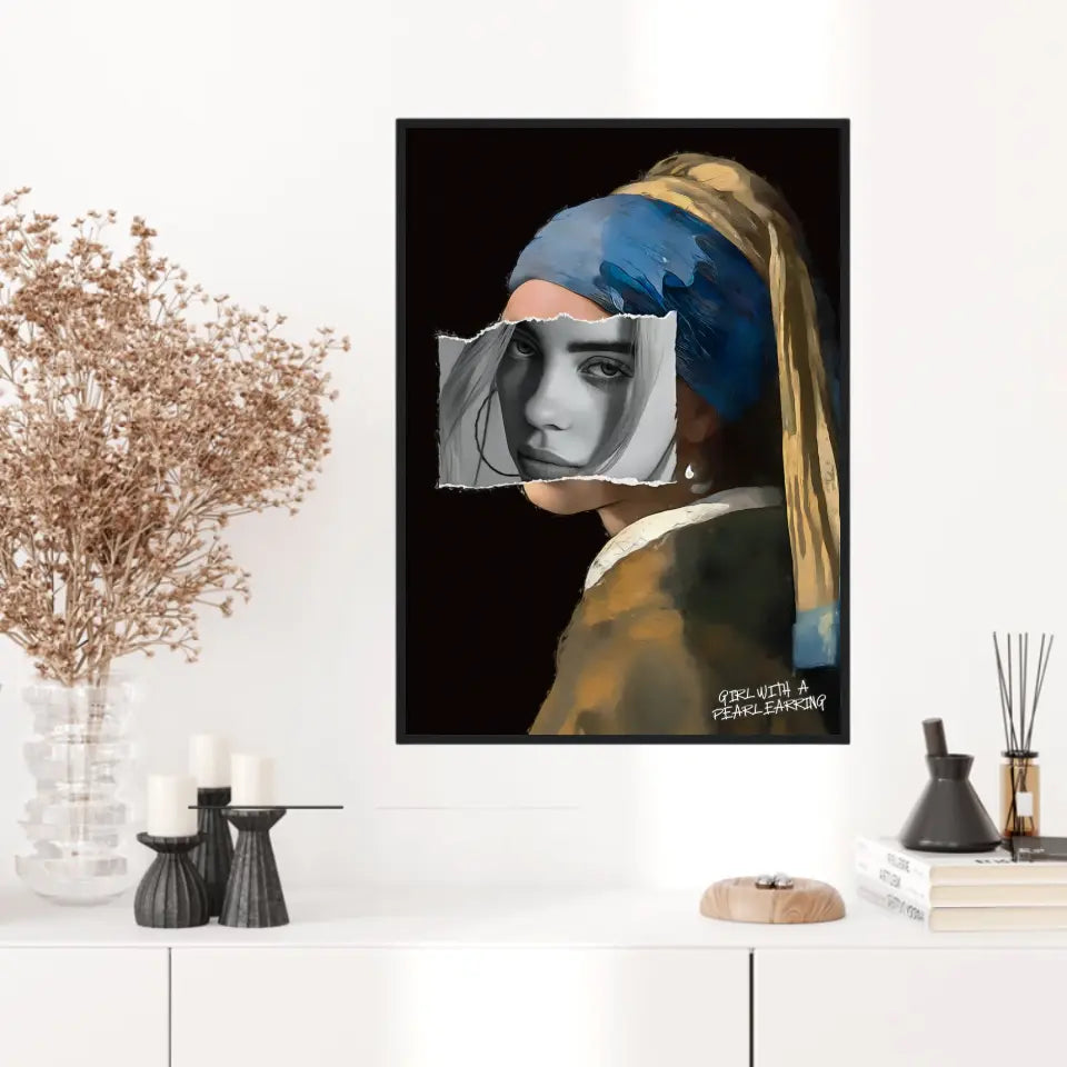 Affiche et Tableau Pop Art Girl with a Pearl Earring