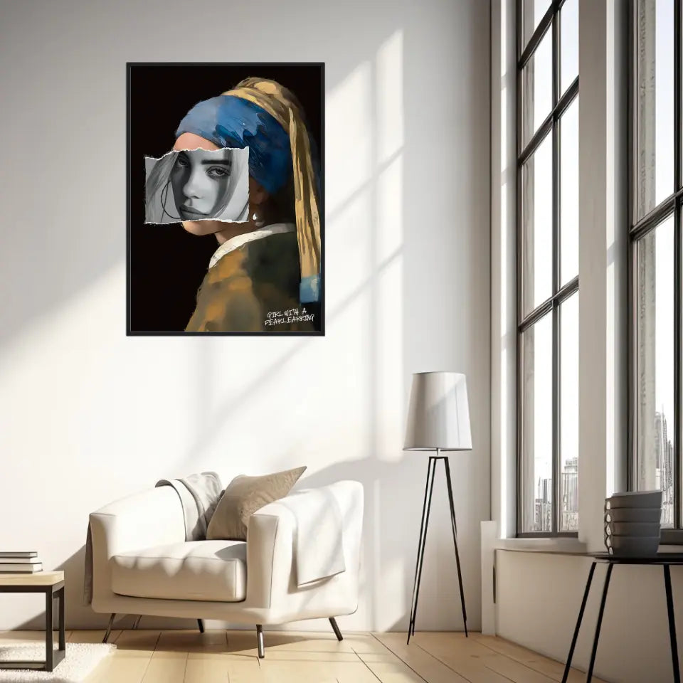 Affiche et Tableau Pop Art Girl with a Pearl Earring