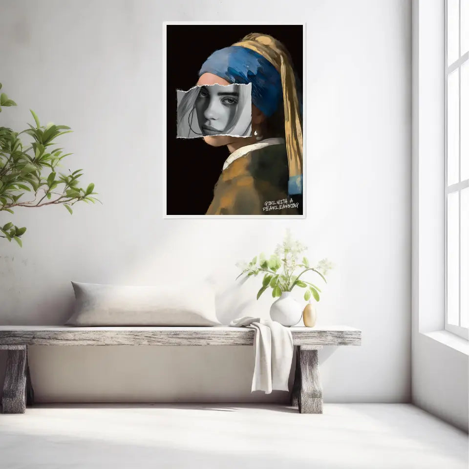 Affiche et Tableau Pop Art Girl with a Pearl Earring