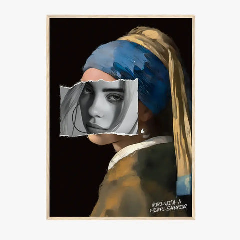 Affiche et Tableau Pop Art Girl with a Pearl Earring