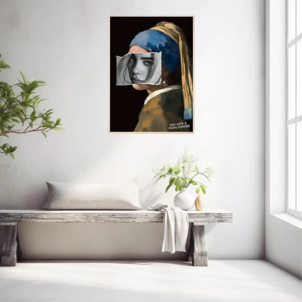 Affiche et Tableau Pop Art Girl with a Pearl Earring