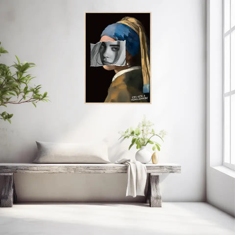 Affiche et Tableau Pop Art Girl with a Pearl Earring
