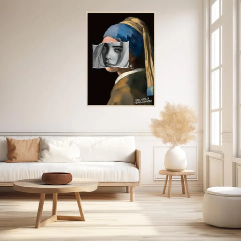 Affiche et Tableau Pop Art Girl with a Pearl Earring