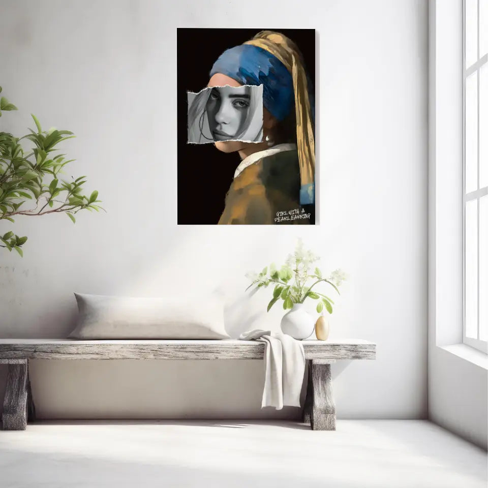 Affiche et Tableau Pop Art Girl with a Pearl Earring