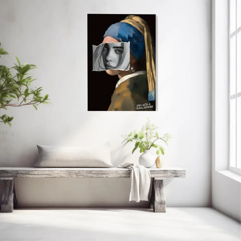 Affiche et Tableau Pop Art Girl with a Pearl Earring