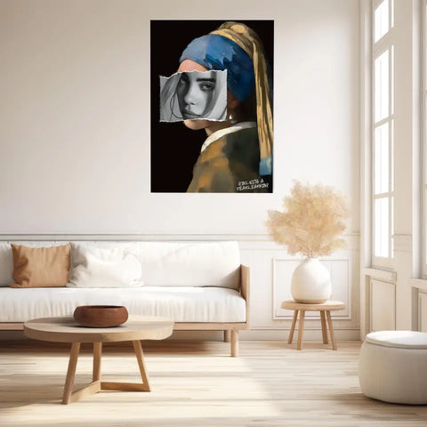 Affiche et Tableau Pop Art Girl with a Pearl Earring