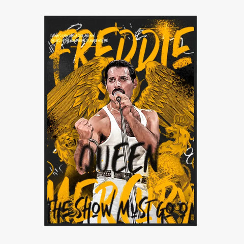 Affiche et Tableau Pop Art de Freddie Mercury