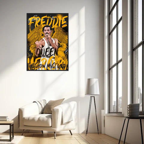 Affiche et Tableau Pop Art de Freddie Mercury