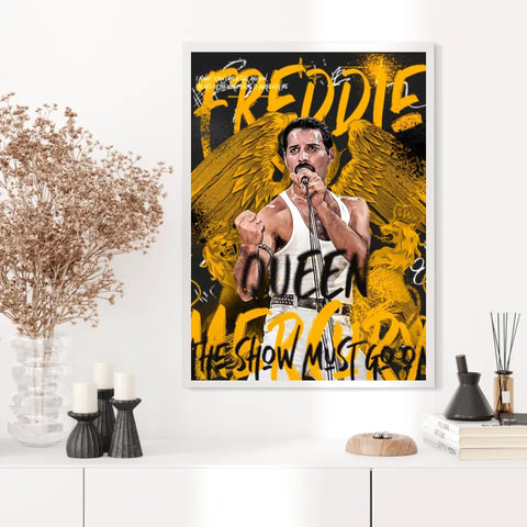 Affiche et Tableau Pop Art de Freddie Mercury