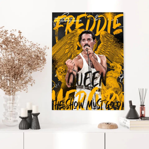 Affiche et Tableau Pop Art de Freddie Mercury