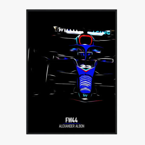 Affiche ou Tableau Williams FW44 Alexander Albon 2022 Formule 1