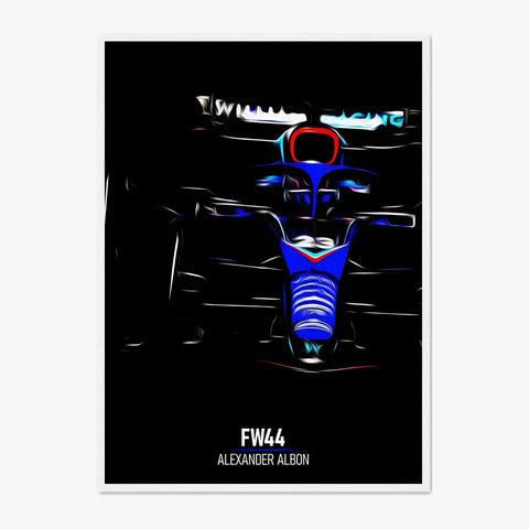 Affiche ou Tableau Williams FW44 Alexander Albon 2022 Formule 1