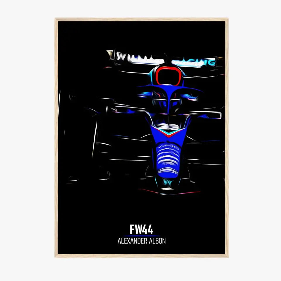 Affiche ou Tableau Williams FW44 Alexander Albon 2022 Formule 1