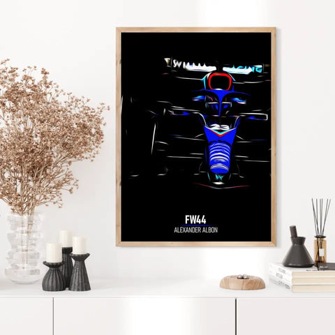Affiche ou Tableau Williams FW44 Alexander Albon 2022 Formule 1