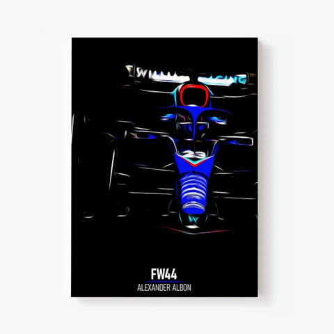 Affiche ou Tableau Williams FW44 Alexander Albon 2022 Formule 1