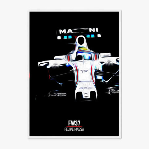 Affiche ou Tableau Williams FW37 Felipe Massa 2015 Formule 1