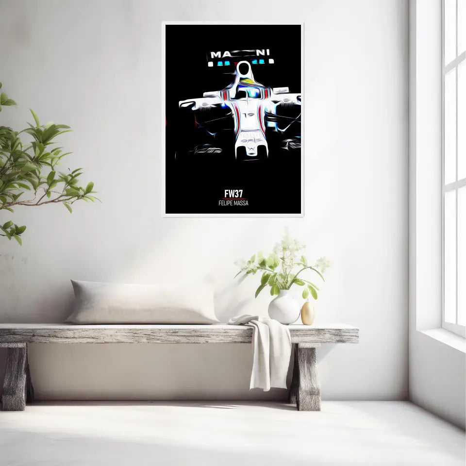 Affiche ou Tableau Williams FW37 Felipe Massa 2015 Formule 1