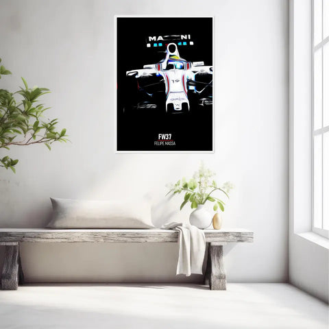 Affiche ou Tableau Williams FW37 Felipe Massa 2015 Formule 1