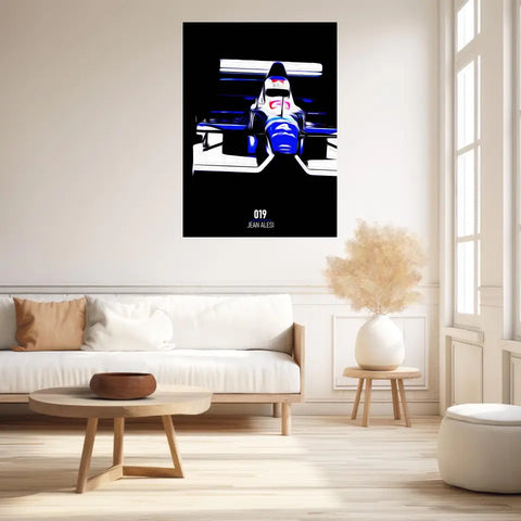 Affiche ou Tableau Tyrrell 019 Jean Alesi 1990 Formule 1