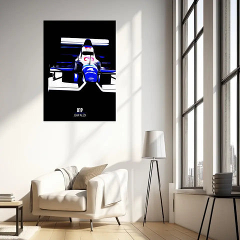 Affiche ou Tableau Tyrrell 019 Jean Alesi 1990 Formule 1