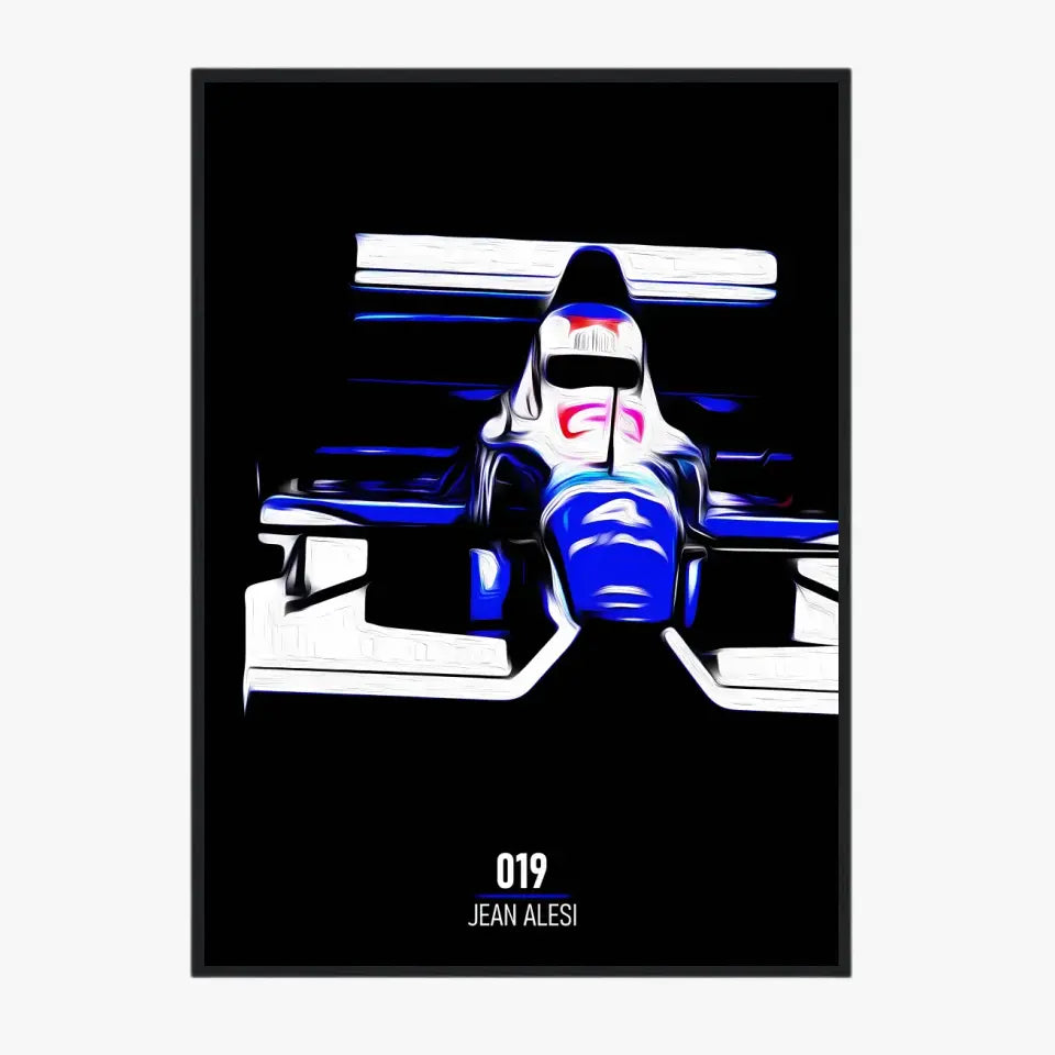 Affiche ou Tableau Tyrrell 019 Jean Alesi 1990 Formule 1