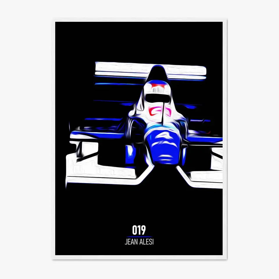 Affiche ou Tableau Tyrrell 019 Jean Alesi 1990 Formule 1