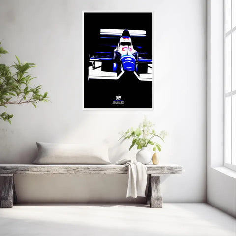 Affiche ou Tableau Tyrrell 019 Jean Alesi 1990 Formule 1