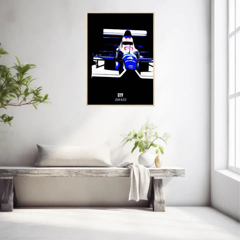 Affiche ou Tableau Tyrrell 019 Jean Alesi 1990 Formule 1