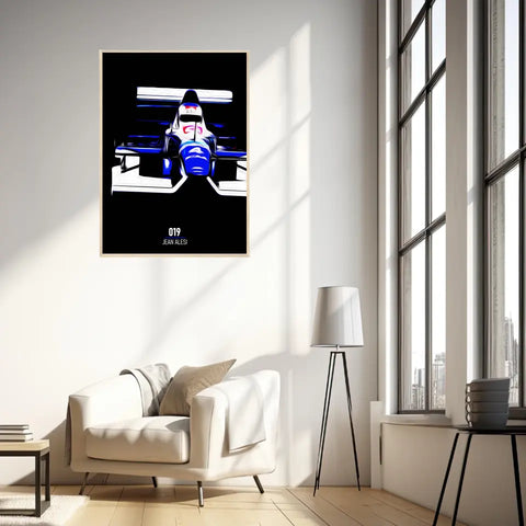 Affiche ou Tableau Tyrrell 019 Jean Alesi 1990 Formule 1