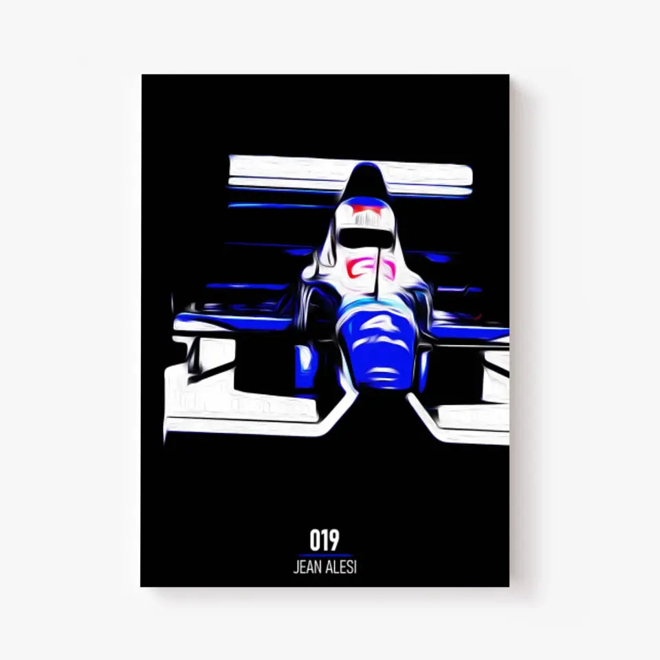 Affiche ou Tableau Tyrrell 019 Jean Alesi 1990 Formule 1