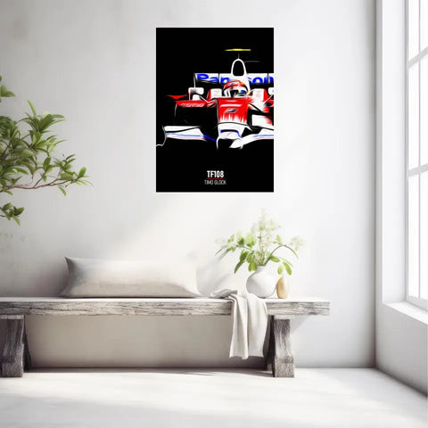Affiche ou Tableau Toyota TF108 Timo Glock 2008 Formule 1
