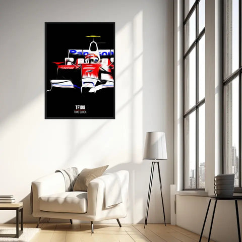 Affiche ou Tableau Toyota TF108 Timo Glock 2008 Formule 1