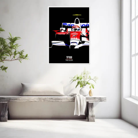 Affiche ou Tableau Toyota TF108 Timo Glock 2008 Formule 1