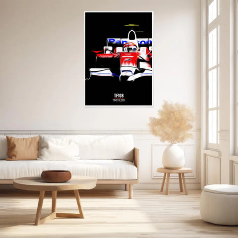 Affiche ou Tableau Toyota TF108 Timo Glock 2008 Formule 1