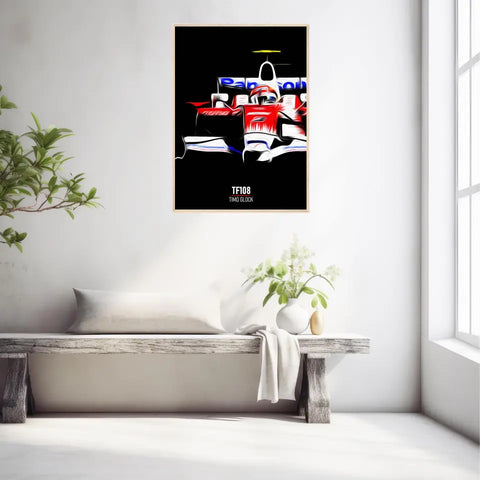 Affiche ou Tableau Toyota TF108 Timo Glock 2008 Formule 1