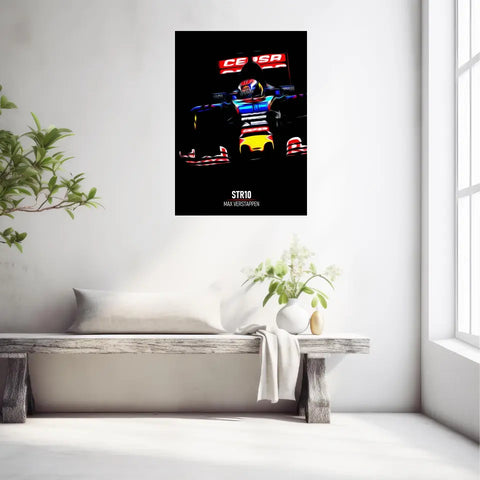 Affiche ou Tableau Toro Rosso STR10 Max Verstappen Formule 1