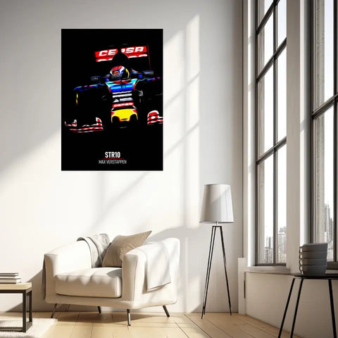 Affiche ou Tableau Toro Rosso STR10 Max Verstappen Formule 1
