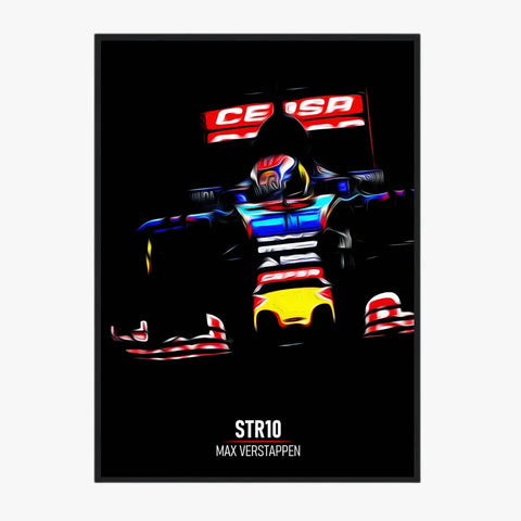 Affiche ou Tableau Toro Rosso STR10 Max Verstappen Formule 1