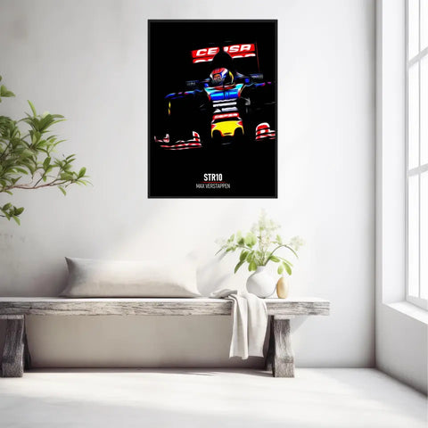 Affiche ou Tableau Toro Rosso STR10 Max Verstappen Formule 1