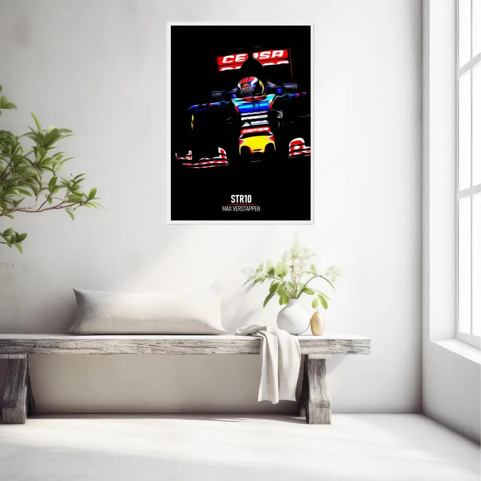 Affiche ou Tableau Toro Rosso STR10 Max Verstappen Formule 1