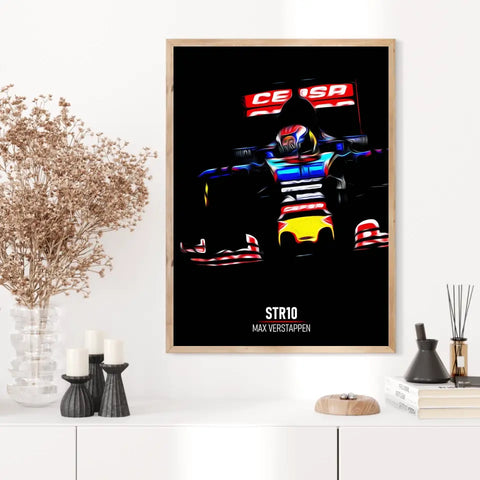 Affiche ou Tableau Toro Rosso STR10 Max Verstappen Formule 1