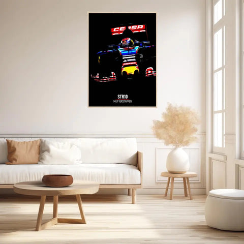 Affiche ou Tableau Toro Rosso STR10 Max Verstappen Formule 1