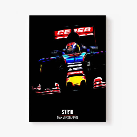 Affiche ou Tableau Toro Rosso STR10 Max Verstappen Formule 1