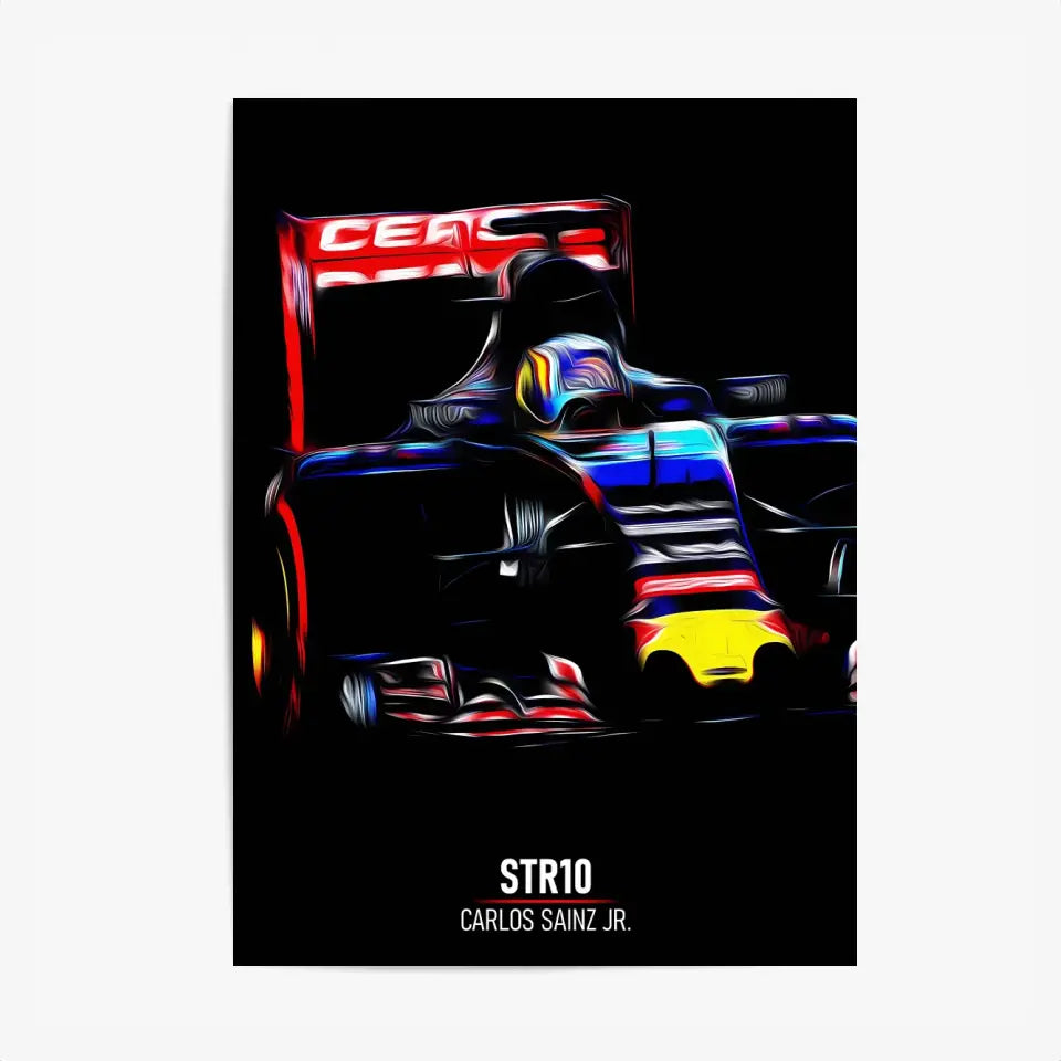 Affiche ou Tableau Toro Rosso STR10 Carlos Sainz Formule 1
