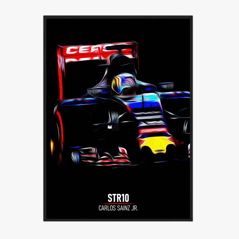 Affiche ou Tableau Toro Rosso STR10 Carlos Sainz Formule 1