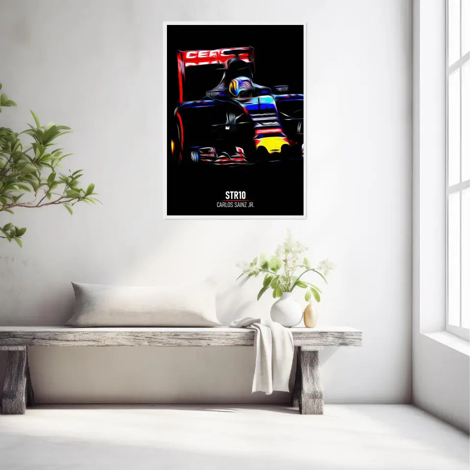 Affiche ou Tableau Toro Rosso STR10 Carlos Sainz Formule 1