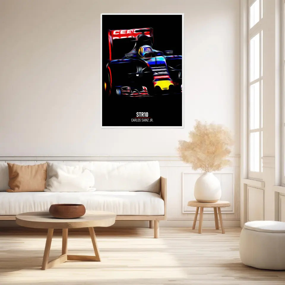 Affiche ou Tableau Toro Rosso STR10 Carlos Sainz Formule 1