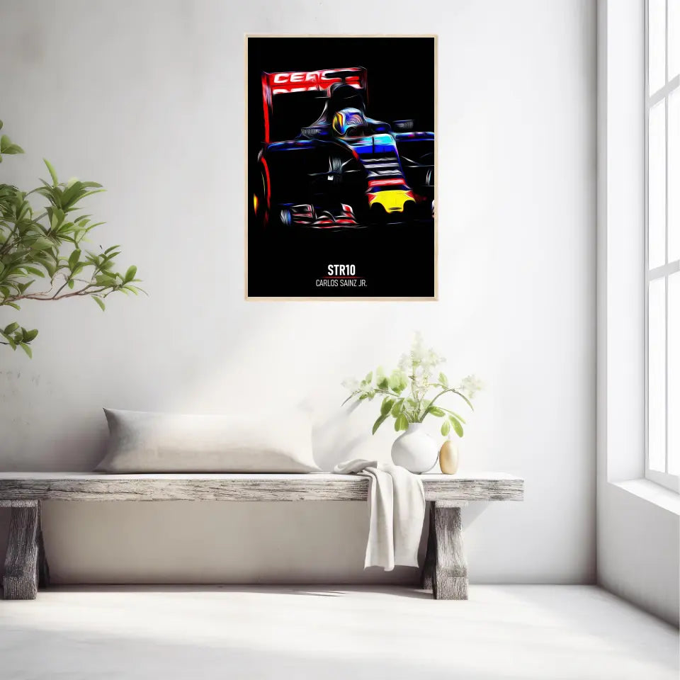 Affiche ou Tableau Toro Rosso STR10 Carlos Sainz Formule 1
