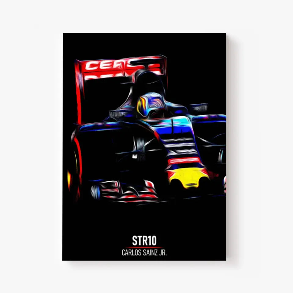 Affiche ou Tableau Toro Rosso STR10 Carlos Sainz Formule 1